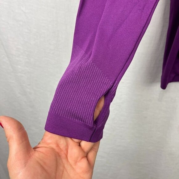 Title Nine Seamless Base Layer 2 Piece Set Womens XL Athletic Nylon Ruched Gym - Picture 3 of 16